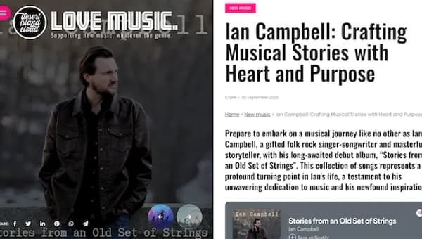 Desert Island Cloud Review: Stories from an Old Set of Strings